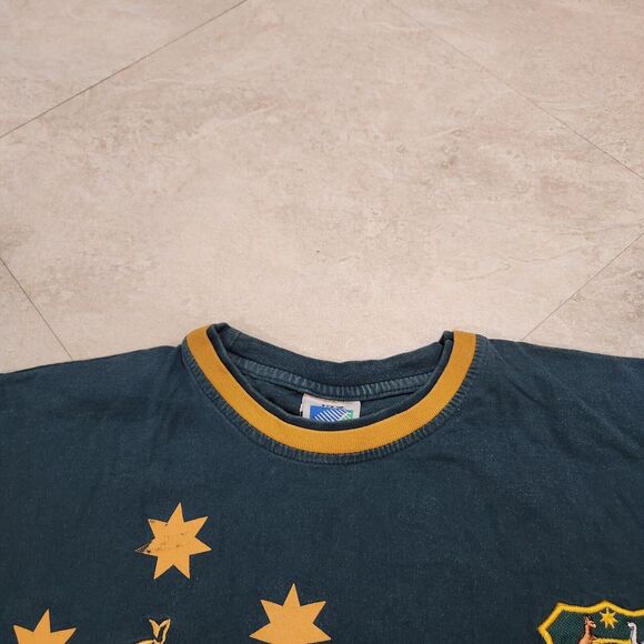 VTG IRB Australia Wallabies Rugby World Cup Mens M Medium? Jersey T Shirt - Picture 7 of 10